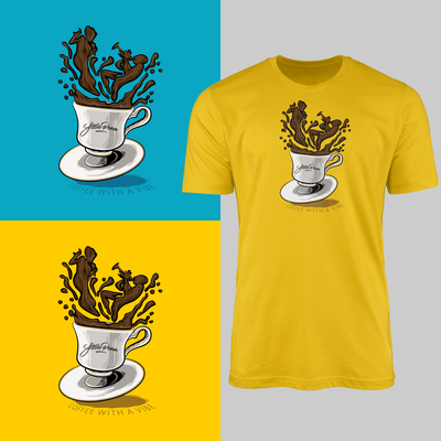 Vibrant Coffee T-shirt