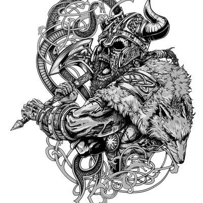 Viking tshirt design